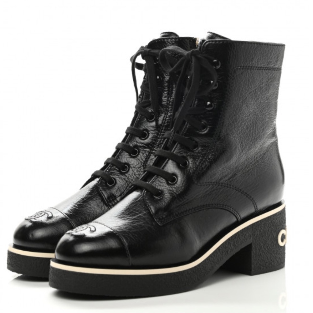 Chanel Black Boots Size 39.5 Rare! Brand New 💯